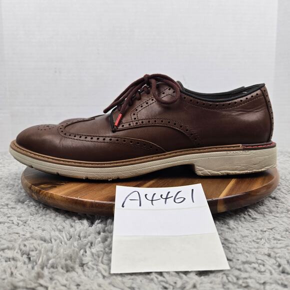 Cole Haan Mens 12M Go-To Wingtip Brown Leather Business Casual Daily Oxford Shoe main image 4